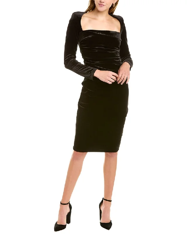 ASTR the Label Virginia Velvet Sheath Dress