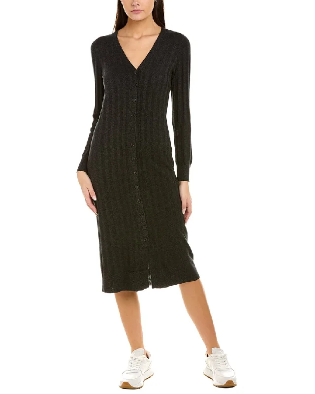 NAADAM Marled Silk & Cashmere-Blend Sweaterdress