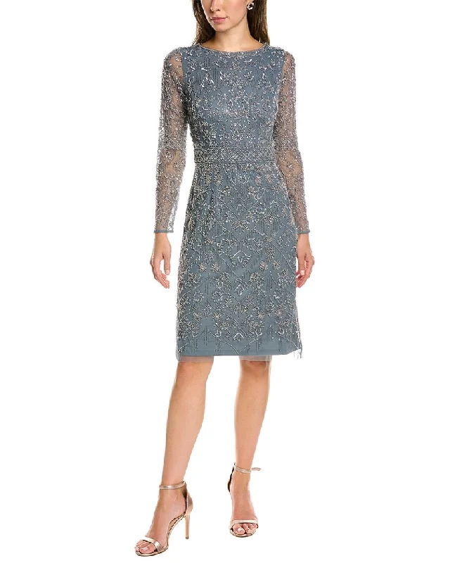 Aidan Mattox Beaded Cocktail Dress