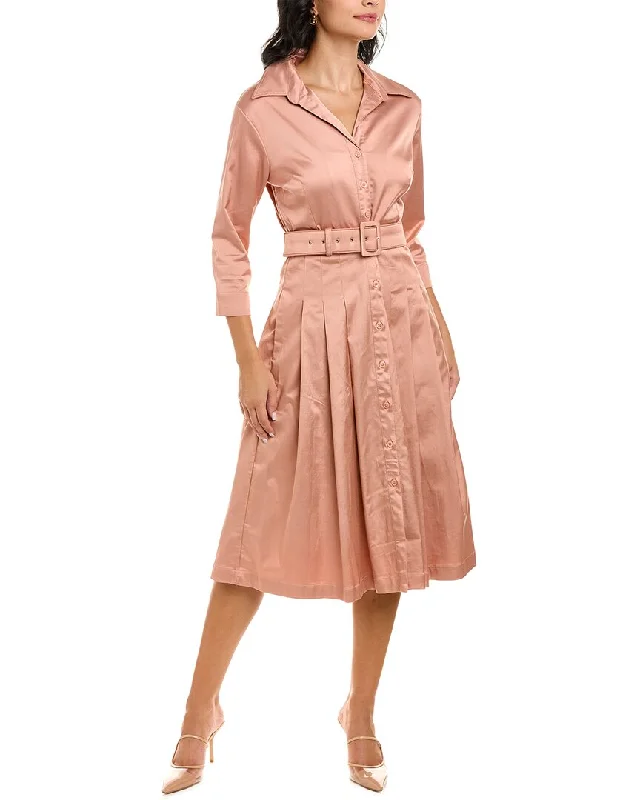 Samantha Sung Audrey 3 Silk Shirtdress