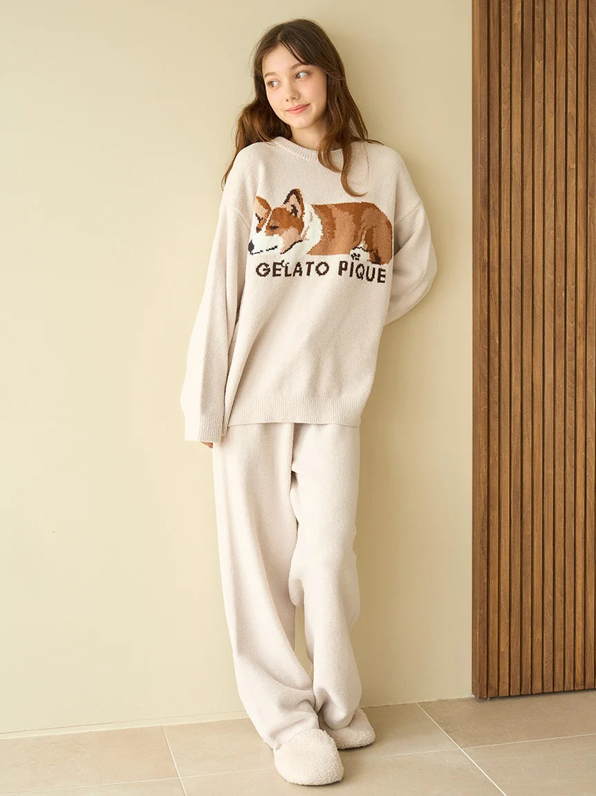 SLEEPING DOG Jacquard Lounge Pants