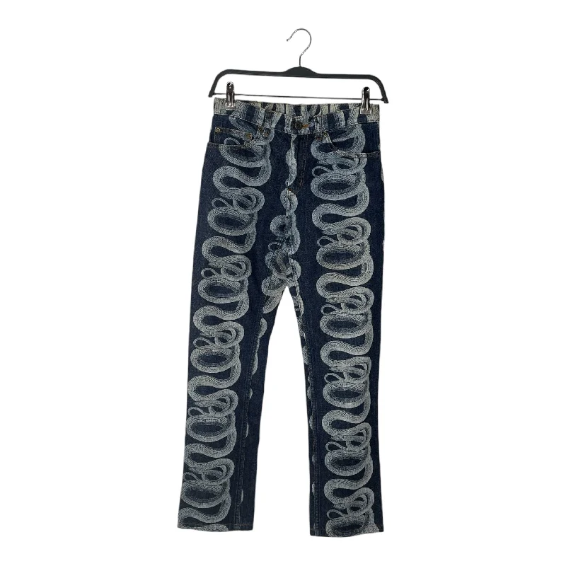 HYSTERIC GLAMOUR/Skinny Pants/S/Animal Pattern/Denim/PPL/snakeskin denim