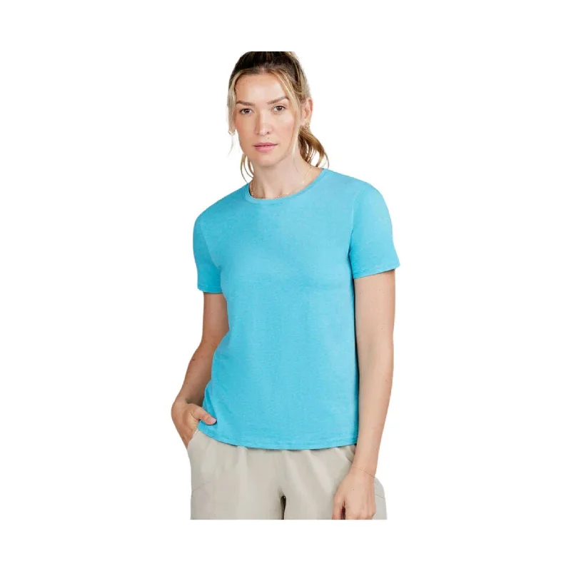 Tasc Women's All Day Short Sleeve T Shirt - Capri Heather - ONLINE STORE CREDIT/EXCHANGE ONLY