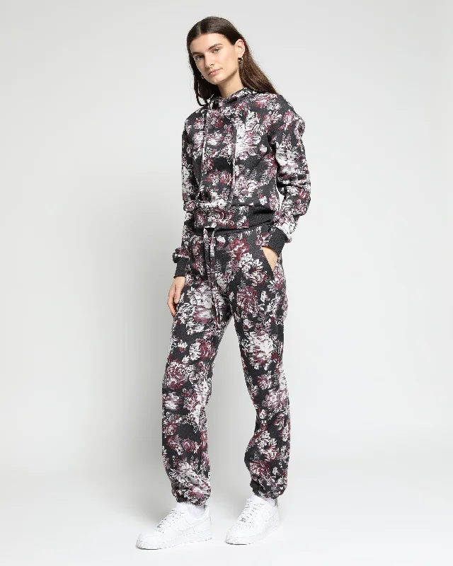 Womens Floral Glitch Hyper Reality Knit Pant (FINAL SALE)