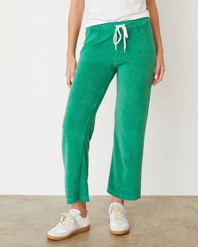 Terry Cloth Crop Pant