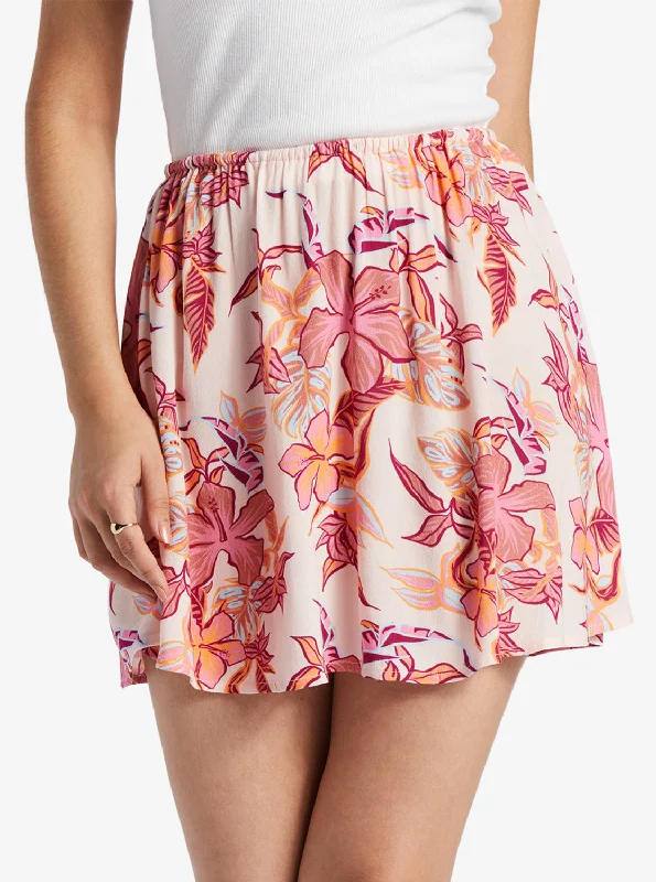 Para Paradise Drawstring Mini Skirt - Pale Dogwood Kartofeel Tropica