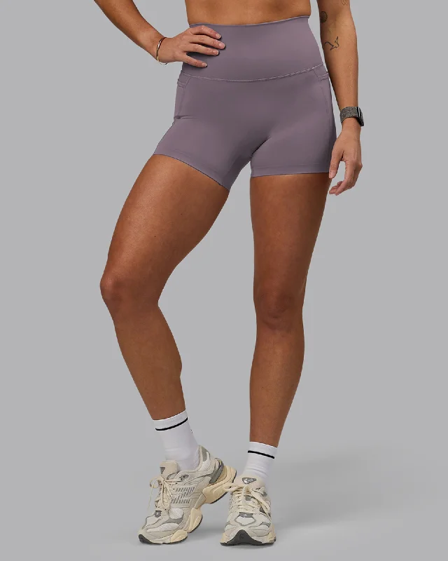 Elixir X-Shorts With Pockets - Purple Sage