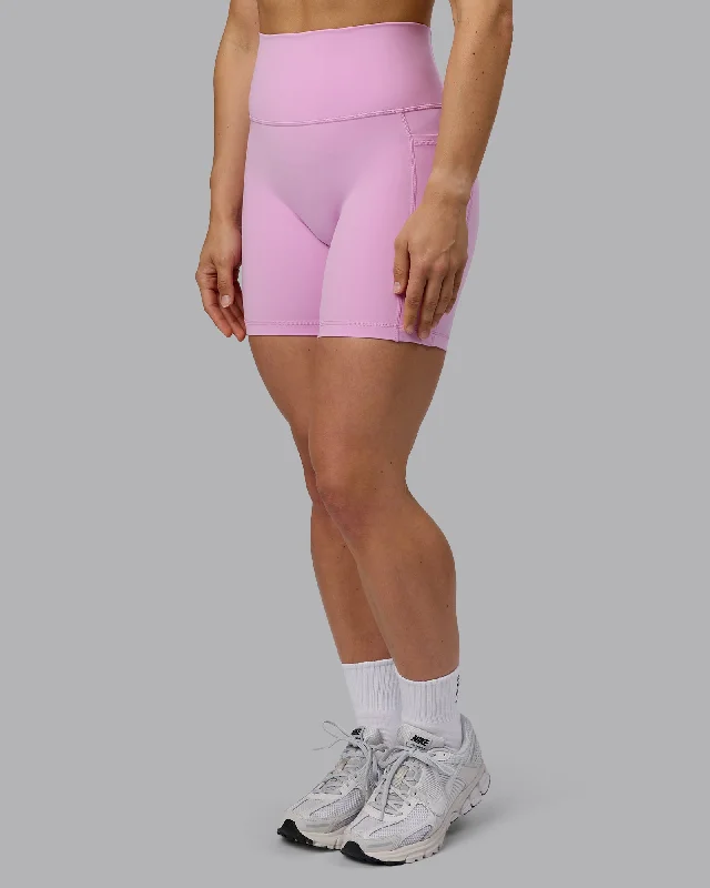 Fusion Mid Shorts with Pockets - Pastel Orchid