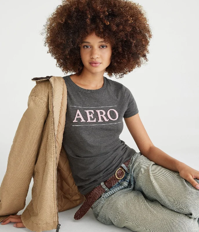 Aeropostale Logo Appliqué Graphic Tee