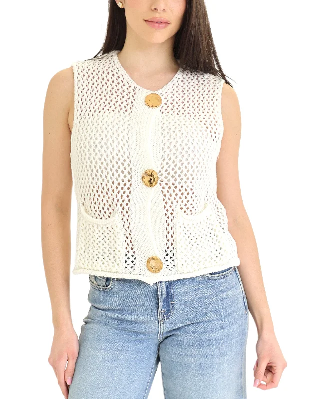 Crochet Knit Vest