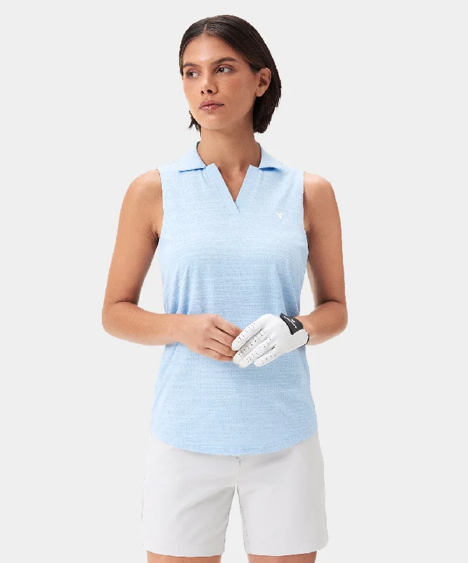 Paige Light Blue Sleeveless Shirt