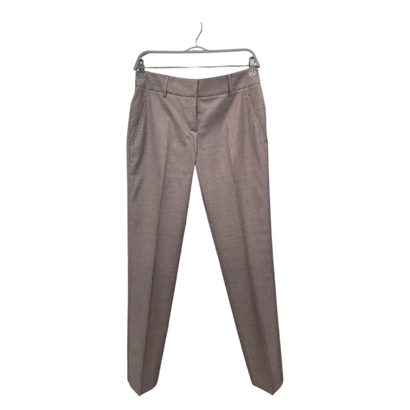 BRUNELLO CUCINELLI/Straight Pants/6/Wool/BRW/brown pleat trouser