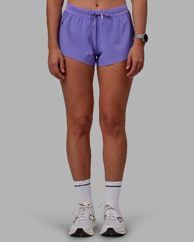 Accelerate 3" Run Shorts - Dahlia Purple