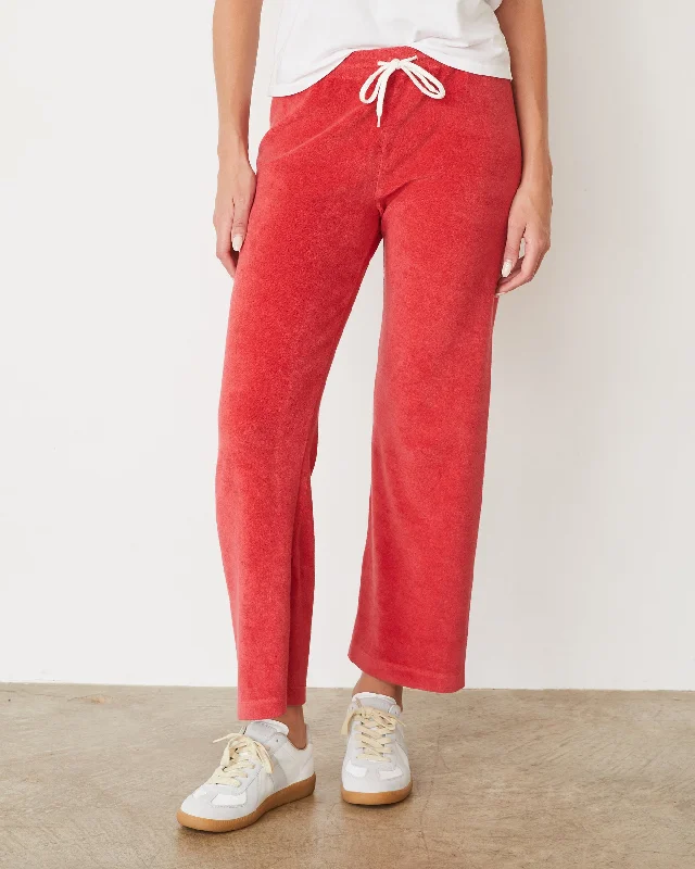 Terry Cloth Crop Pant