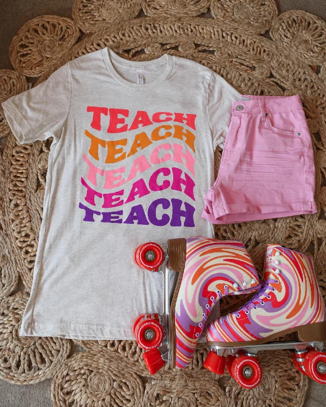 Oatmeal "Teach" Graphic Tee