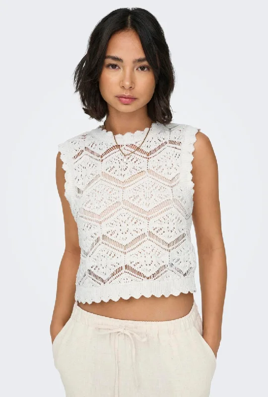 ONLY FRIDA SL STRUCTURE  KNIT TOP