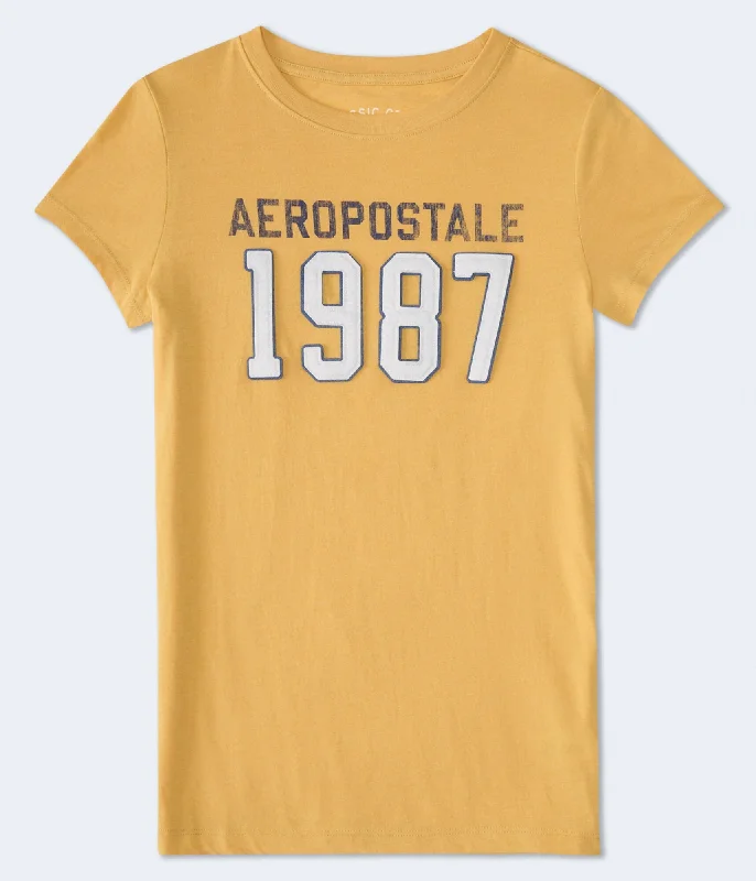 Aeropostale 1987 Appliqué Graphic Tee