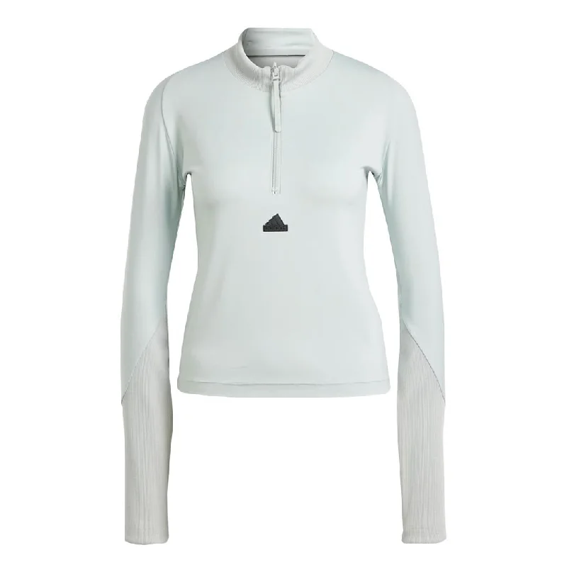 adidas - Women's Z.N.E. 1/2 Zip Long Sleeve T-Shirt (IM4919)