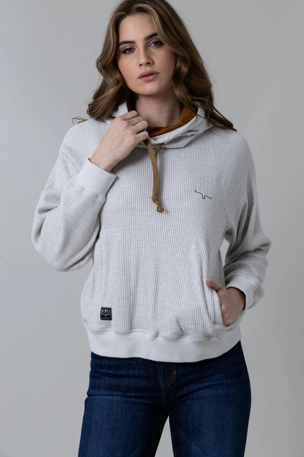 Kimes Ranch Women's Laguna Hoodie in Oatmeal