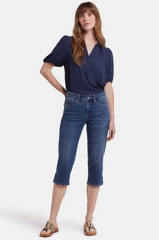 Marilyn Straight Crop Jeans - Valencia Surf