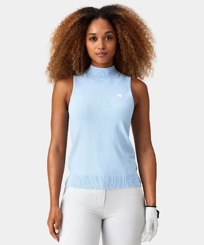 Kayla Powder Blue Air Sleeveless Top