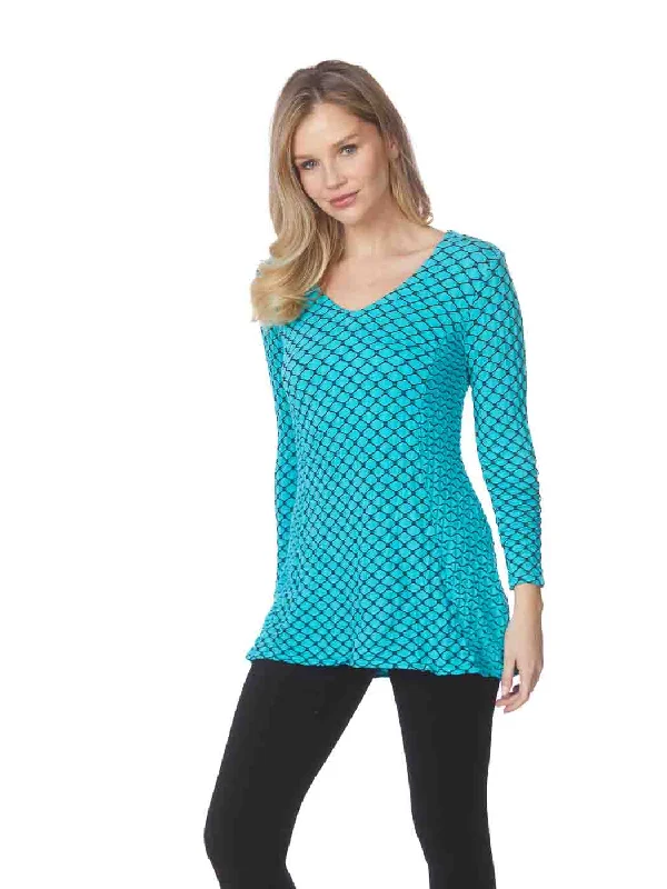 Tianello "HoneyComb"  Jacquard "Peyton" Tunic