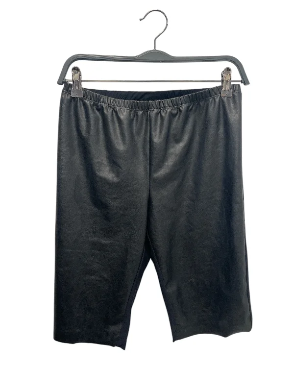 MM6/Shorts/M/Nylon/BLK/Faux Leather