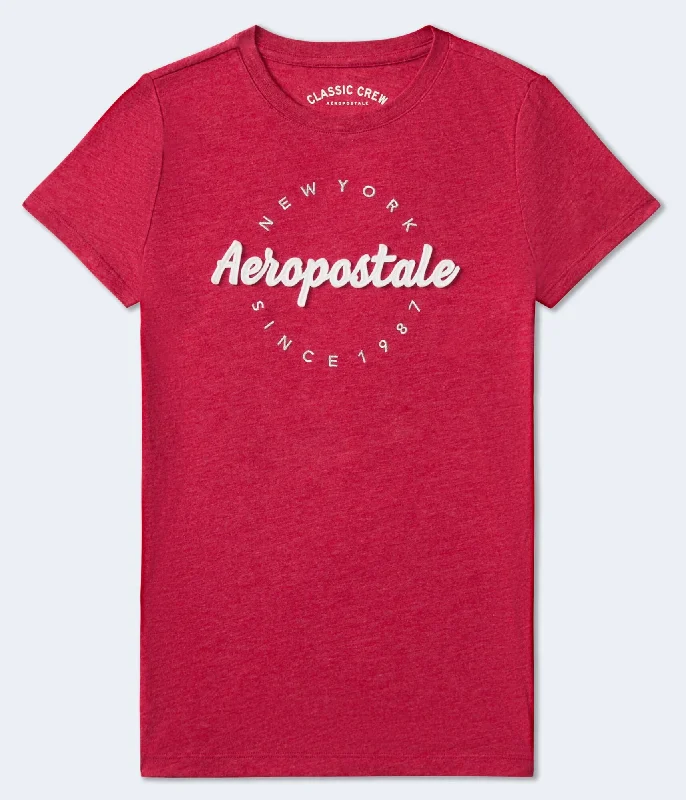 Aeropostale Script Appliqué Graphic Tee