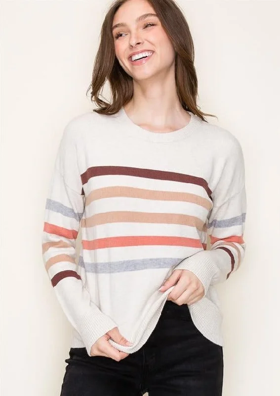 Sand Multicolor Soft Pullover