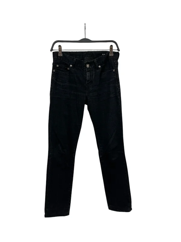 SAINT LAURENT/Skinny Pants/25/Denim/BLK/