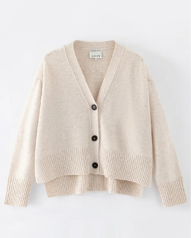 Aleger N.99 Cashmere Blend Oversized Cardigan - Shell2