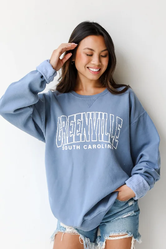 Light Blue Greenville South Carolina Sweatshirt