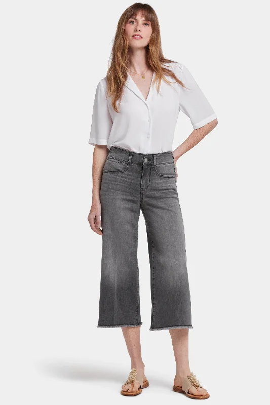 Brigitte Wide Leg Capri Jeans - Frontera Bluffs