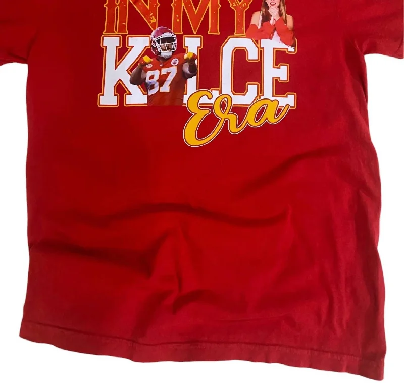 Women's In My Kelce Era Graphic Tee In Red