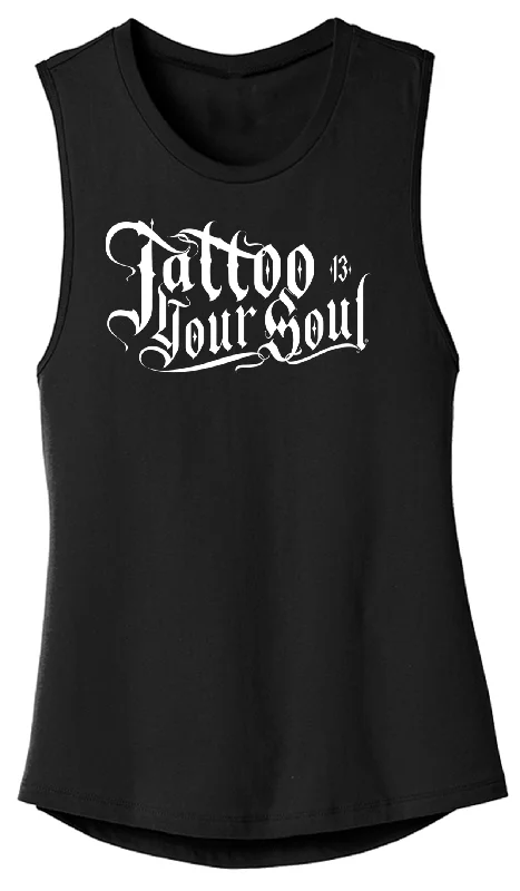 TATTOO YOUR SOUL Women's Muscle Tank - BLACK