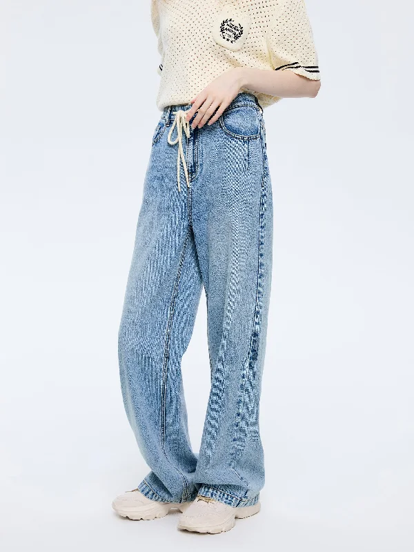 Wide Leg Tencel Jeans