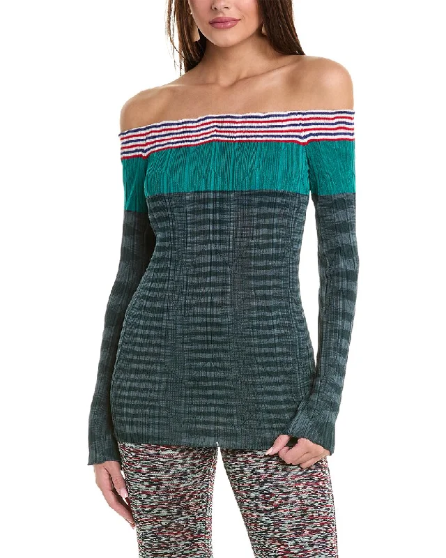 M Missoni Off-Shoulder Top