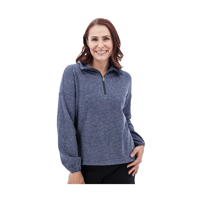 Aventura Women's McKenna Quarter Zip Fleece Pullover - Peacoat - ONLINE STORE CREDIT/EXCHANGE ONLY