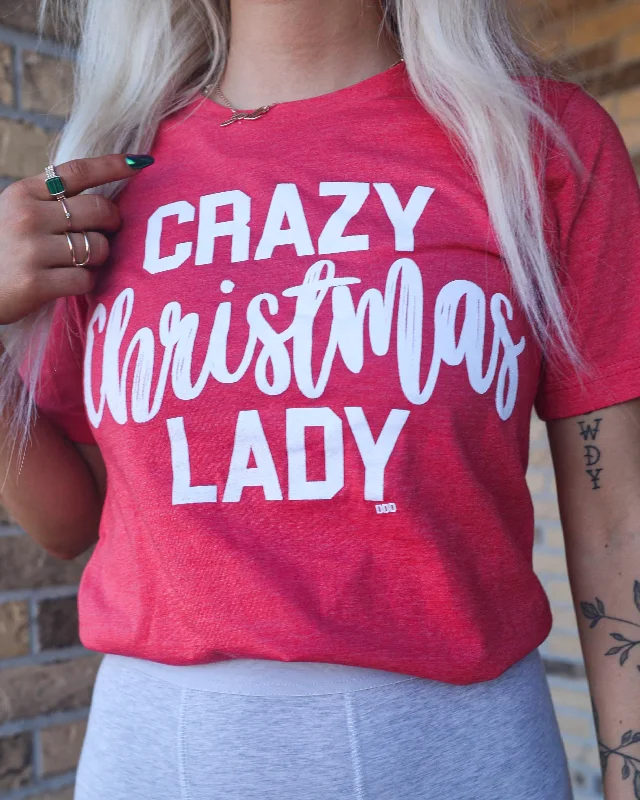 "Crazy Christmas Lady" Graphic Tee