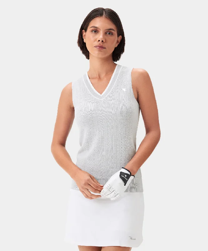 Ana Dust Sleeveless V-Neck