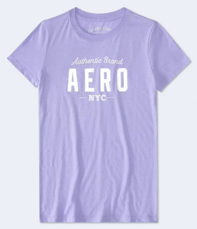 Aeropostale Authentic Brand Foil Graphic Tee