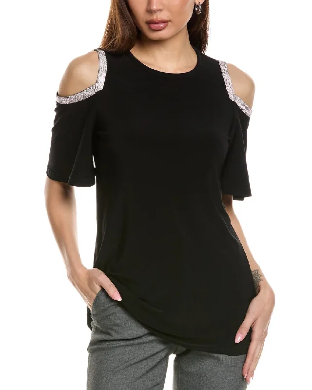 Joseph Ribkoff Cold-Shoulder Top