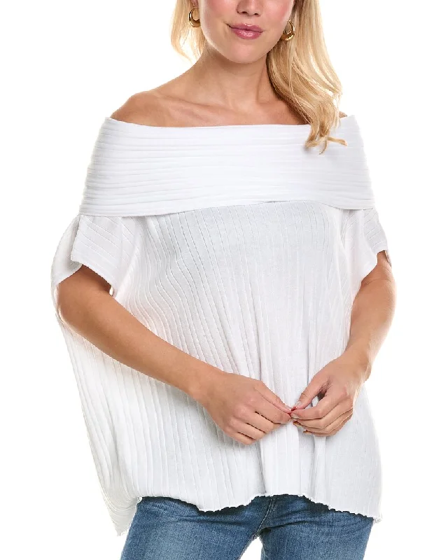 PLANET Ribbed Off-the-Shoulder Top