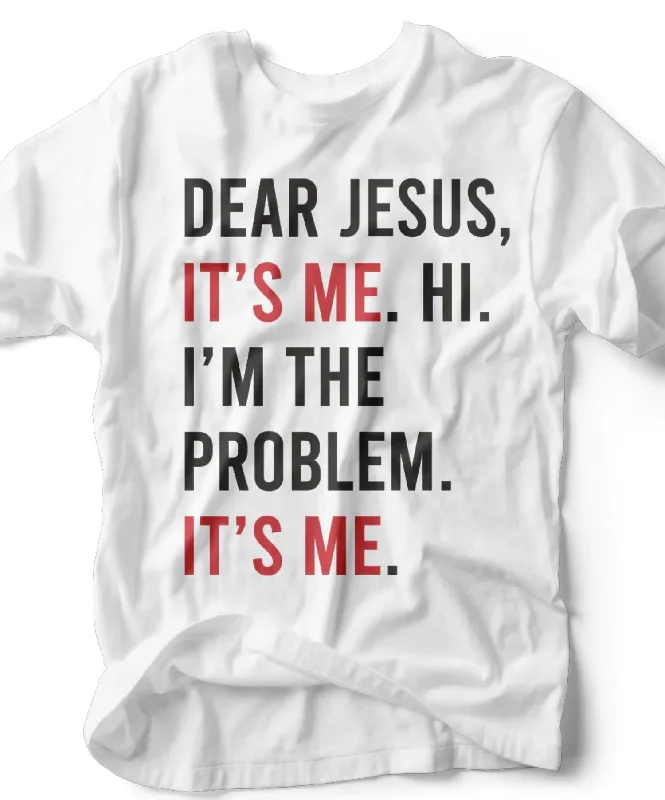 Dear Jesus Christian Graphic Tee In White