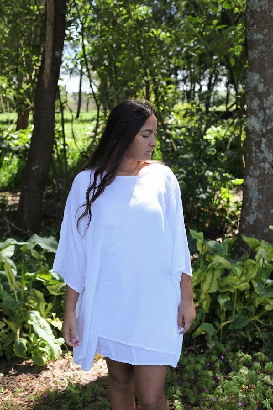 Oversized Cotton Tunic