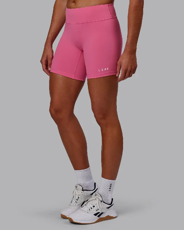 RXD Low Waist Mid Shorts - Carmine Rose