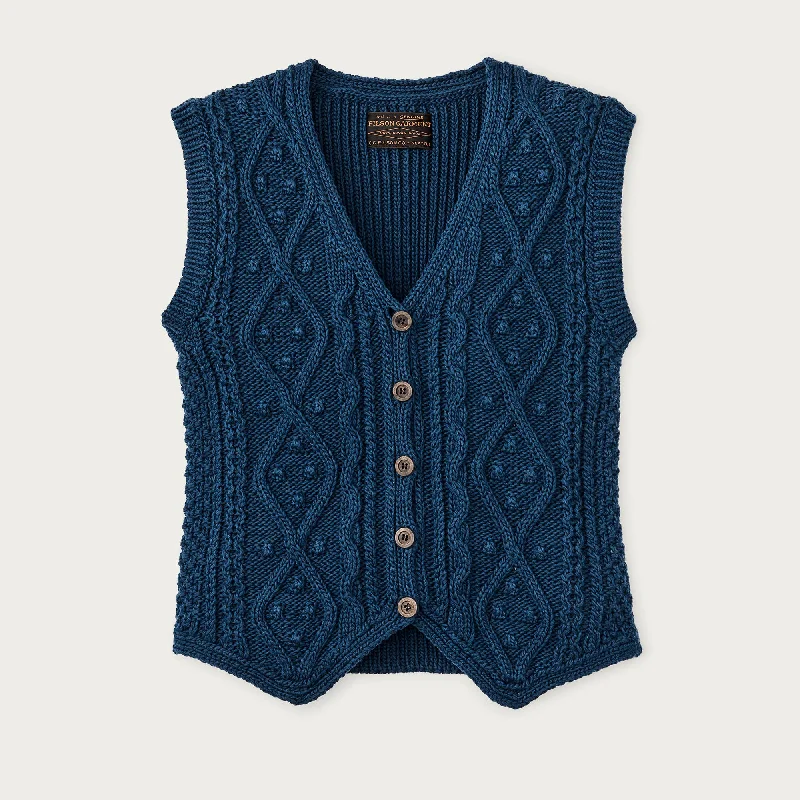 WOMEN'S JACQUARD COTTON VEST