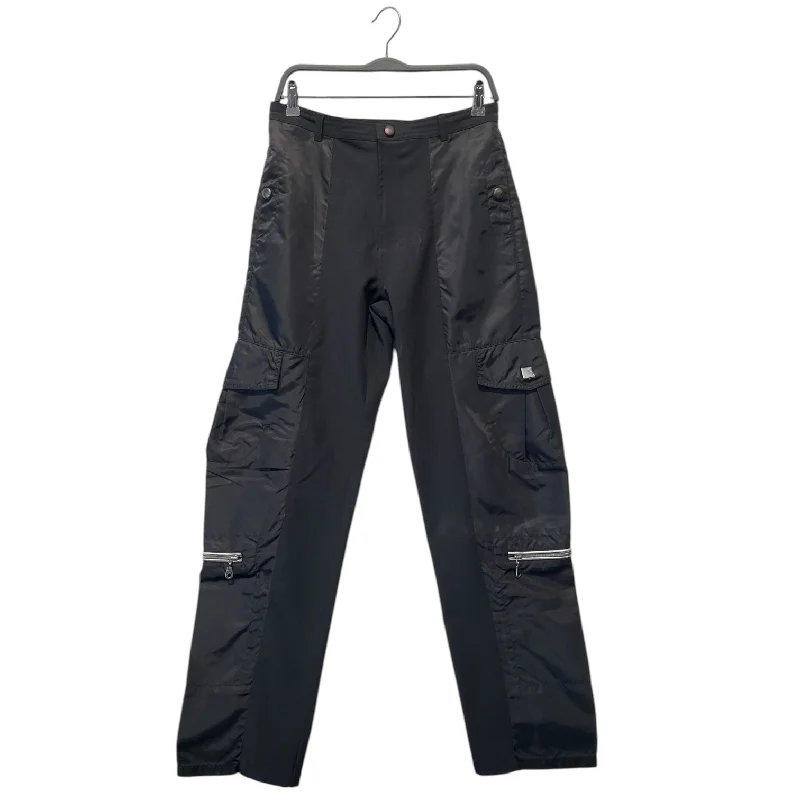 MARITHE FRANCOIS GIRBAUD/Straight Pants/10/Cotton/BLK/