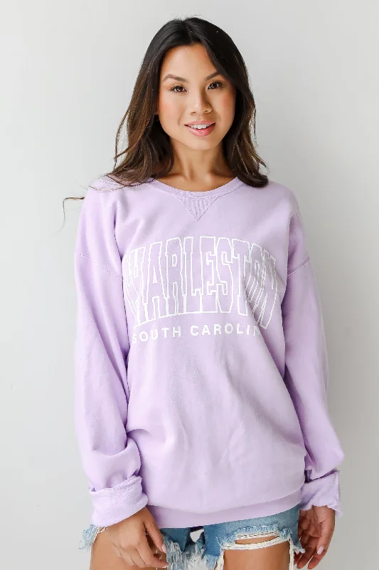 Lavender Charleston South Carolina Sweatshirt