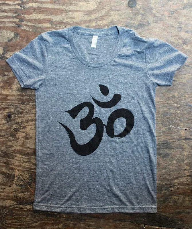 Womens Cut Om T-Shirt Handmade in the USA